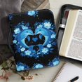 thumbnail image 6 of HELLHERO Loving Dolphin Church Bible Bag for Work Outdoor Study, Storage Bible Cover PU Leather Zippered Handle Bible Covers, 6 of 12
