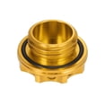 thumbnail image 6 of Gold Tone Aluminum Alloy Car Auto Gas Oil Filler Plug Cover Fuel Tank Caps for Subaru, 6 of 6