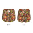 thumbnail image 5 of Lsque Hippie Peace Love Printed Women's Running Shorts with Liner Pockets,Elastic Quick Dry Workout Athletic Gym Yoga Shorts,Womens High Waist Shorts-Medium, 5 of 9