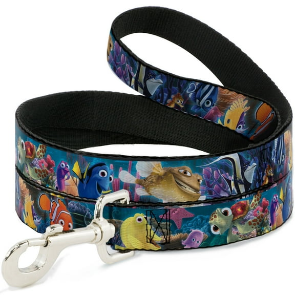 Disney Pet Leash, Dog Leash, Nemo Friends Group, 4 Feet Long 1.0 Inch Wide