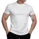 thumbnail image 2 of Ceisia Men's Slim Fit Crew Neck Short Sleeve T-Shirt High Stretch German Velvet Athletic Top White XXL Gifts, 2 of 8