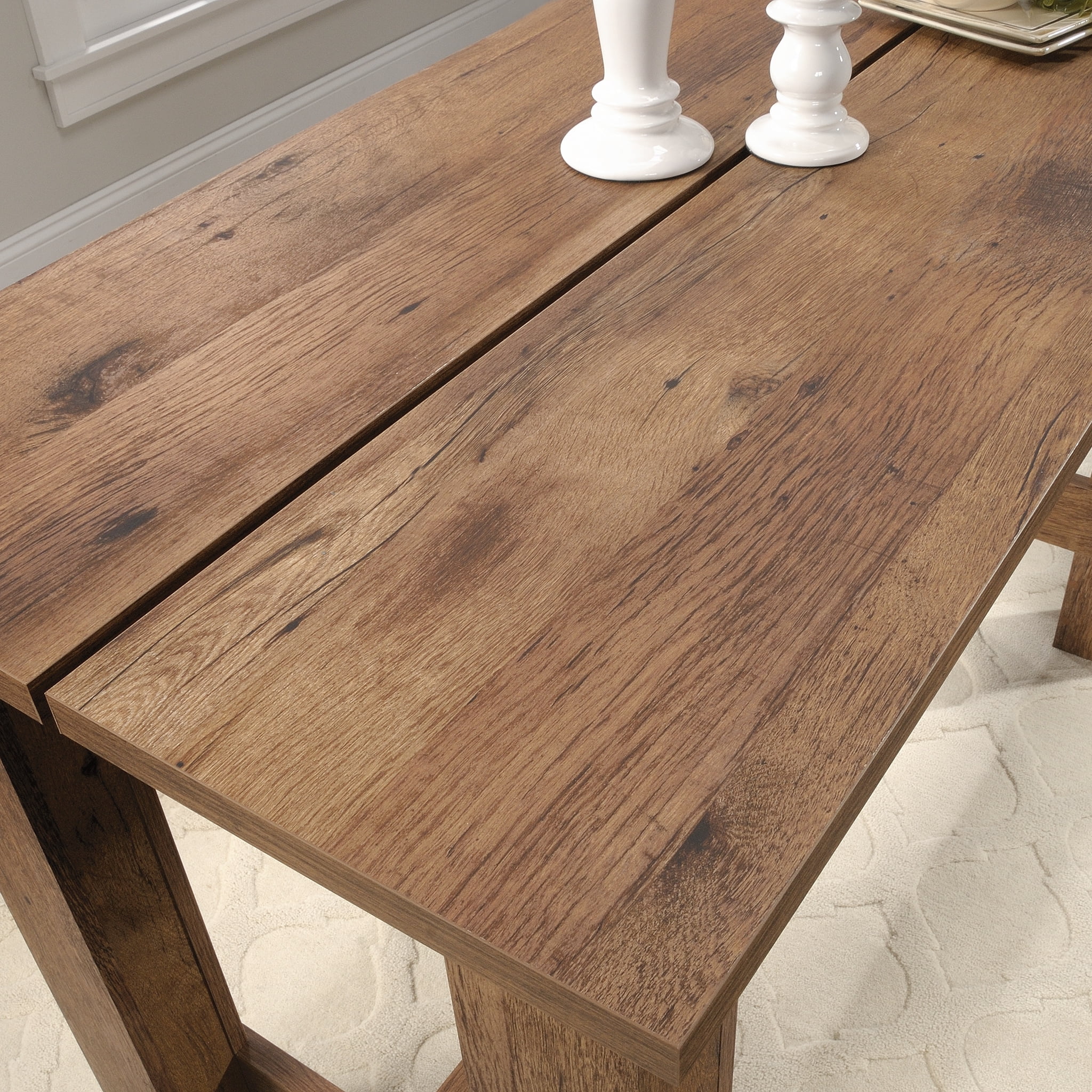 Sauder Boone Mountain Counter Height Dining Table Vintage Oak