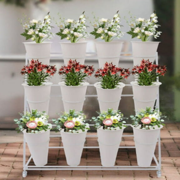 3-Tier Flower Shop/Florist Store Display Plants Pot Bouquet Rack Holder Stand