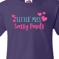 thumbnail image 4 of Inktastic Little Miss Sassy Pants, Sassy, Sassy Girl, Hearts Youth T-Shirt, 4 of 5