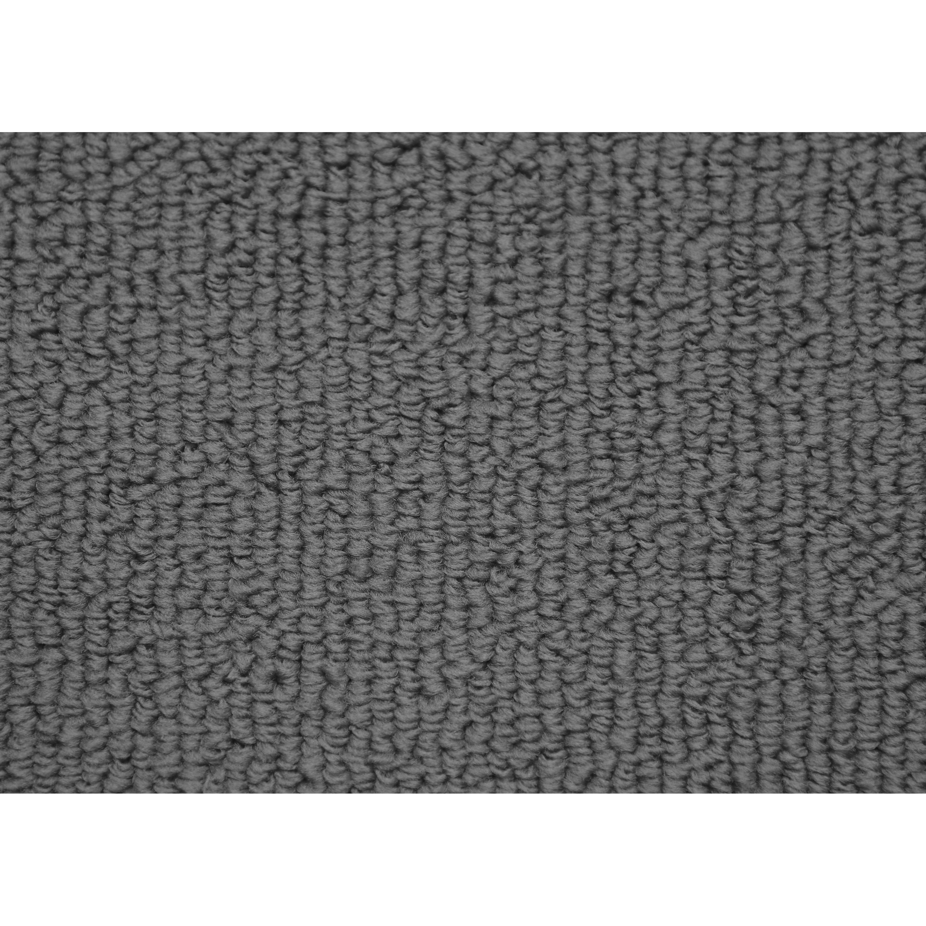 Garland Rug Brentwood Double Quatrefoil Polypropylene Cinder Gray Indoor/Outdoor Area Rug, 4' x 6'