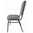 thumbnail image 5 of Banquet Chair - Crown| Charcoal Grey Fabric on Silver Vein Frame. 2 Chair Bundle by Chivari, 5 of 7