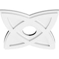 thumbnail image 2 of 12"OD x 3"ID x 4 1/2"C x 1"P Cosmo Architectural Grade PVC Contemporary Ceiling Medallion, 2 of 4