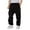 Black, variant on Piuwrlz Teen Sweatpants Boys Jogger Pants Relaxed Fit Pant Dark Blue Size 150