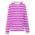 thumbnail image 4 of PuLe Hoodies Womens Neon Print Oversized Sweatshirt Drawstring Pullover Sweatshirt Trendy Sweater Tops Fall Fashion Clothes 2024, 4 of 5