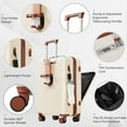 thumbnail image 5 of S-HOME 4-Piece Luggage Set with USB Charging Ports and Wet-Dry Toiletry Bag - 20in Carry-On & 28in Checked Suitcase, 5 of 8