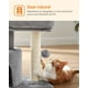 thumbnail image 3 of FEANDREA Árbol para Gatos, Torre para Gatos con Postes rascadores Cubiertos de sisal, Cama para Gatos y Cueva, condominio para Gatos de Interior, 19.3 x 12.6 x 19.1 Pulgadas, Gris Claro, 3 of 5