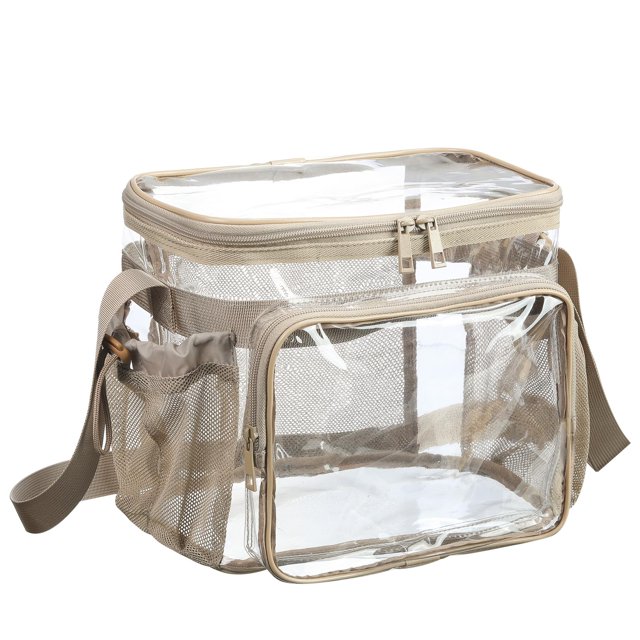 Bolsa de almuerzo BORMELUN de plástico transparente para el trabajo del oficial correccional