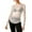 White, variant on SNKSDGM Casual Easter Shirts for Women off The Shoulder Tops for Women Plus Size Dressy Mesh Long Sleeve Layering Top for Women Neck Sheer See Through Tee Shirt Blouse Summer Tops for Women Plus Size