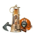 thumbnail image 4 of Kings County Tools 10” Miners Oil Lamp with Brass Body and Glass Chimney, 4 of 9