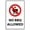 Warning Sign 2, variant on No Bikes Sign - 8"x12" Vintage Metal Warning Sign, Bicycle Restriction Decor for Home Farm Bar Coffee Shop Club Street Road