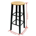 thumbnail image 5 of vidaXL Dining Set Table and Stool Kitchen Dining Bar Stool Dinner Table MDF, 5 of 5