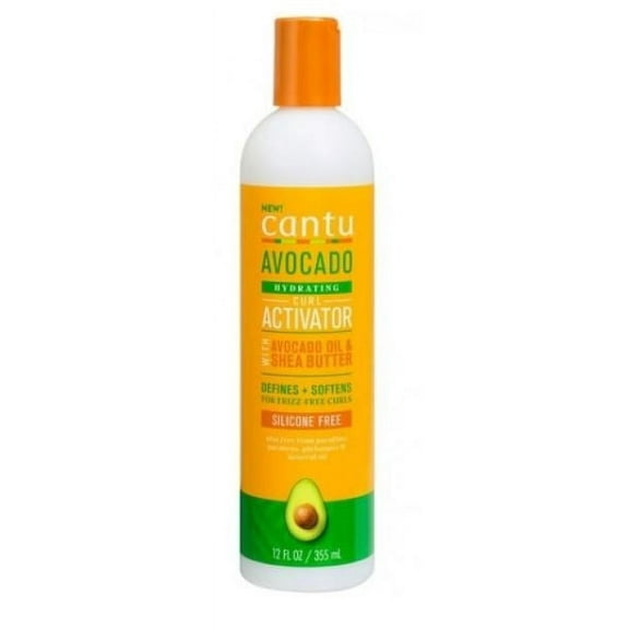 Cantu Avocado Hydrating Curl Activator Cream with Avocado Oil and Shea Butter, 12 oz