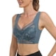 thumbnail image 5 of Sujetador de encaje sexy de gran tamaño, talla grande, hermosa espalda, copa fija, fino, push-up, sin marcas, ropa interior para mujer, antiflacidez, para dormir, 5 of 6