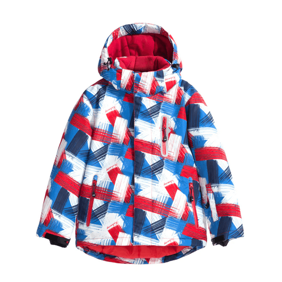 SEARIPE Boys Ski Jacket Insulate Winter Hooded Snow Jacket Windproof Waterproof Winter Warm Coats US 12