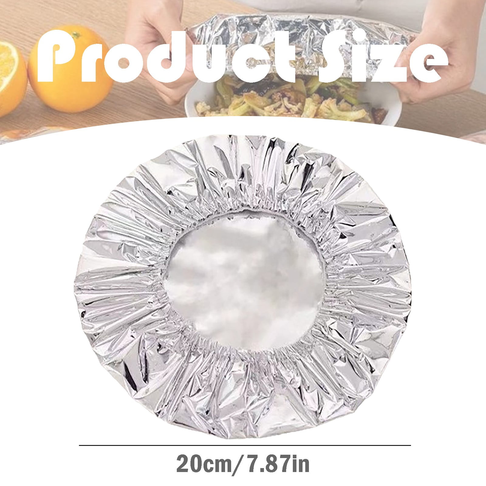 Reusable Thickened Aluminum Foil Food Covers Insulation Tin Foil Covers For Kitchen Keep Food Hot & Fresh Aluminum Foil Lids 20PCS Disposable Aluminum Foil Insulation Covers Food Grade Aluminum Foil