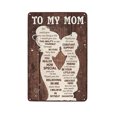 thumbnail image 2 of Vintage Metal Mother’S Day Wall Decor, Rustic Retro Wall Art for Living Room, Kitchen and Home, Decorative Accent for Indoor Spaces, 2 of 7