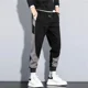 thumbnail image 3 of Pantalones deportivos masculinos, pantalones harén delgados y ajustados, pantalones lisos de verano, mallas, pantalones deportivos para hombre, ajustados, anchos y holgados, oferta de bienvenida, suda, 3 of 5
