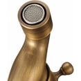 thumbnail image 4 of Oil Rubbed Bronze Single Handle Faucet, Wall Mounted For Space Saving And Decorative Appeal In Kitchen Or Laundry Room, 4 of 5