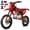 Red, variant on FRP FX125-17 125cc Gas Dirt Bike for Youth Riders, 4-Stroke Pit Bike with 17/14 Inch Tires, Zongshen Gas Power, Electric/Kick Start, Manual Clutch, Dual-Piston Front Brake, White