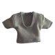 thumbnail image 3 of Figuras de acción a escala 1/12, camisa, ropa para muñecas, decoración de muñecas en miniatura, ropa suave Gris, 3 of 9