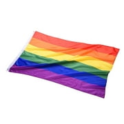 ITFABS Rainbow Pride Flag, 6-Color Stripes Fading Resistant Pride Day Banner