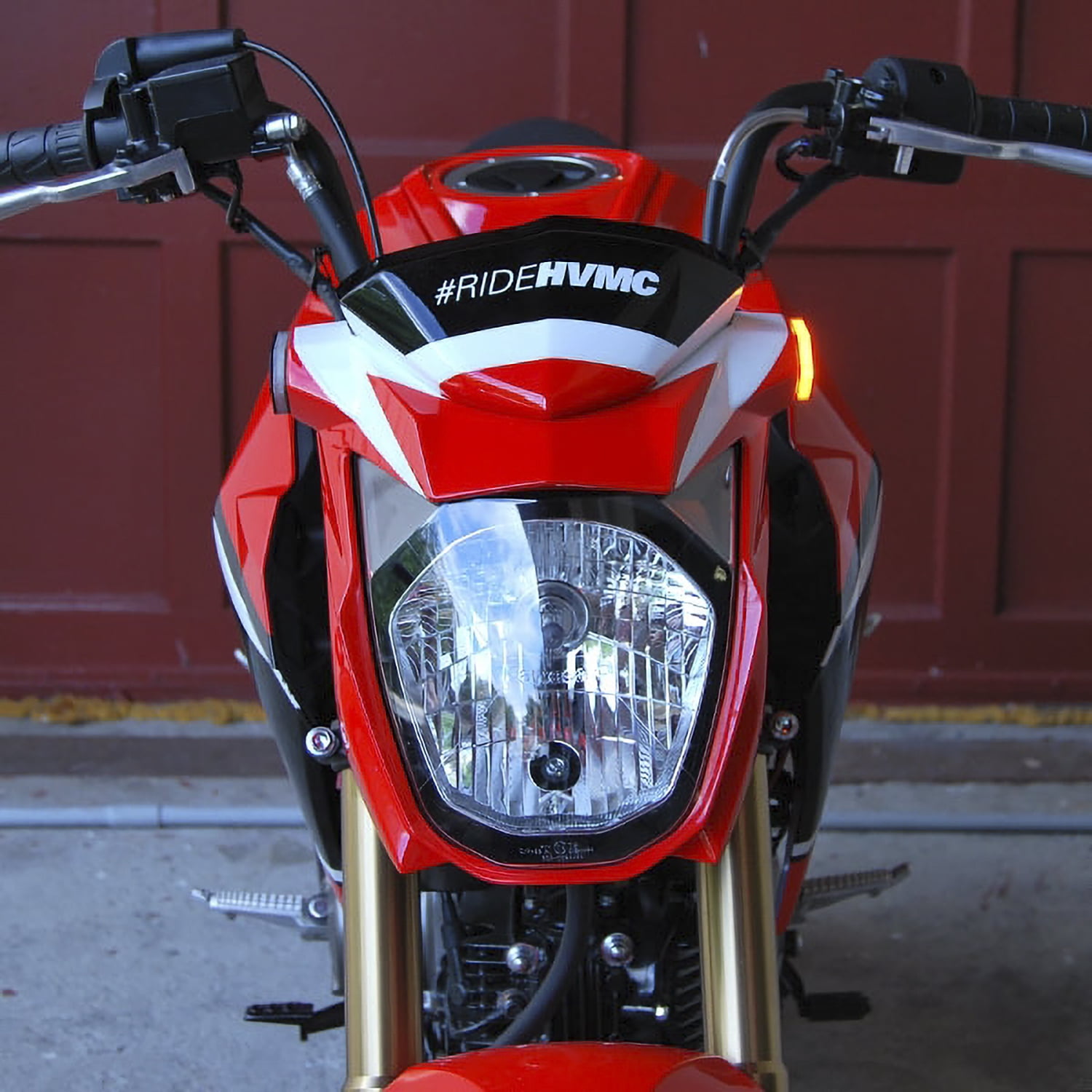 New Rage Cycles Kawasaki Z125 Pro Sports Motorcycle Front Turn Signals