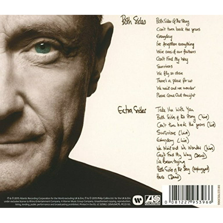 Phil Collins - Both Sides - CD - Walmart.com