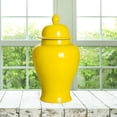 thumbnail image 4 of Centro de mesa con arreglo floral en tarro de jengibre de cerámica royalvide Amarillo, 4 of 5