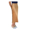 thumbnail image 5 of Baby'O Womens Stretch Satin Slip Skirt, 5 of 9