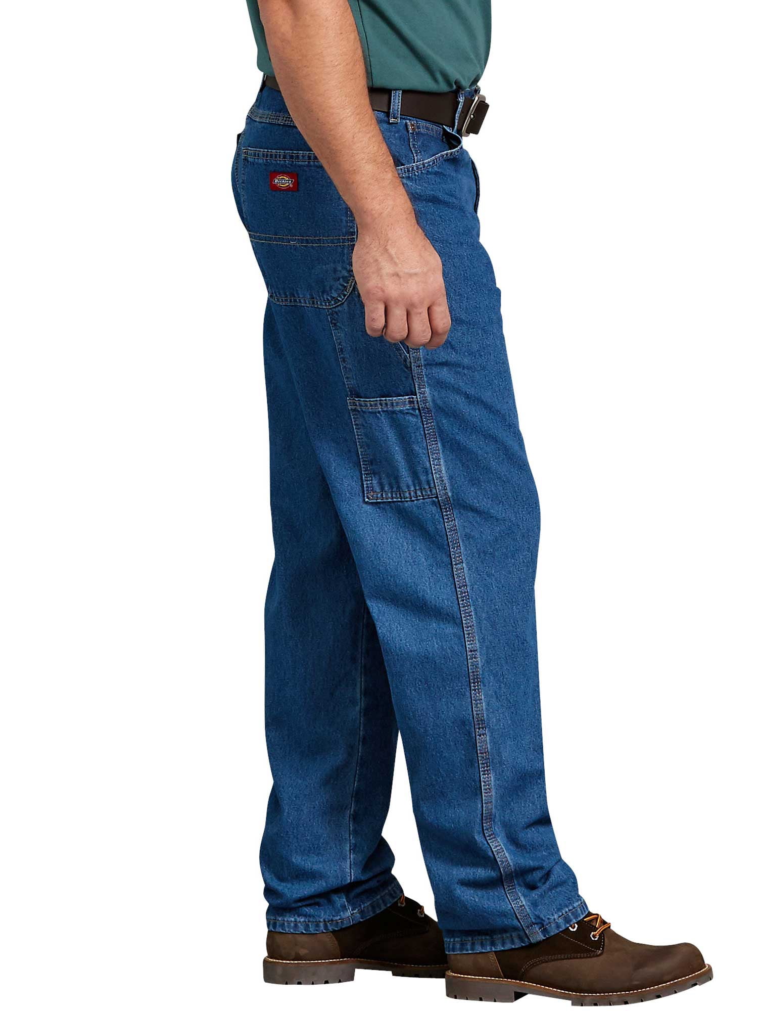 relaxed fit double knee carpenter denim jeans