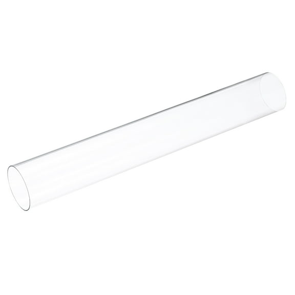 Uxcell Polycarbonate RigRound Clear Tubing 1.7 Inch(43mm) x 1 3/4 Inch(45mm) x 1Ft(305mm) Length Plastic Tube