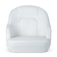 thumbnail image 2 of NORTHCAPTAIN Pontoon Boat Seat Captain Bucket Seat with Boat Seat Cover,White, 2 of 7
