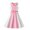 Pink, variant on CUSTG Kids Girls Dress Summer Sleeveless Collared Dress Bowknot Design Flowy A Line Casual Wear Relaxed party dresses