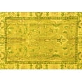 thumbnail image 1 of Ahgly Company Indoor Rectangle Oriental Yellow Traditional Area Rugs, 2' x 4', 1 of 4