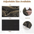 thumbnail image 4 of Coffee Mat for Countertops, Black Gold Marble Texture Dish Drying Mat 2 Pcs for Kitchen Coffee Bar Accessories, Coffee Maker Espresso Machine Dish Rack Hide Stain Rubber Backed 12x19In, 4 of 6