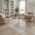 thumbnail image 2 of ODIKA Hallway Wide Geometric Trellis Bordered Lattice Grid Hallways Non-Slip Chair-Friendly for Home Office, Gaming Room, Under Desk, 2 of 7