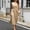 Khaki, variant on Dvkptbk Sweaters for Women Women's Sleeveless Mock Neck Knit Sweater Dress Tank Maxi Dresses Clothes on Clearance
