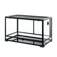 thumbnail image 3 of REPTI ZOO Tempered Glass 40 Gallon, Front Opening Reptile Terrarium 30" x 18" x 18" for Reptile, 3 of 7