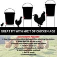 thumbnail image 3 of SPRING PARK 5/6Pcs Horizontal Side Mount Chicken Nipples Water Automatic Poultry Drinker, 3 of 6