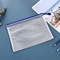 thumbnail image 5 of B8 Carpetas de documentos con cremallera de plástico resistente al desgarro, impermeables, bolsillos, bolsas de viaje, 5 unidades, multicolor, 5 of 5