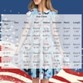 thumbnail image 2 of Mitankcoo 4th of July Dresses for Girls Fashion Print Crew Neck Flutter Sleeve A-Line Dress Daily Casual 6-15Y, 2 of 6