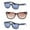 Black/Tortoise, variant on 3 Pair of Classic Bifocal Reading Sunglasses For Men And Women Reading Glasses - Black/Blue - 2.25