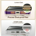 thumbnail image 6 of Dteck Screen Protector Case for iPhone 15 Pro Max,Magnetic Plating TPU Case Lens Camera Protector Mag-Safe Invisible Stand Shockproof Back Cover,Darkpurple, 6 of 9