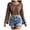 Khaki, variant on COMVALUE Women's Floral Embroidered Semi-Sheer Cover-Up Long Sleeve, Bohemian Lace Cape, Beach Sun-Protective Cover-Up Top (Khaki, One Size)