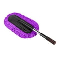 thumbnail image 1 of Exterior suave del del coche de la microfibra con la manija extensible, del cepillo del coche para limpiar el polvo del coche Violeta Sunnimix Plumero de microfibra para coche, 1 of 8